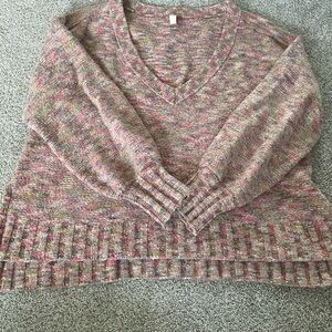 Anthropologie Pilcro Deep V Sweater